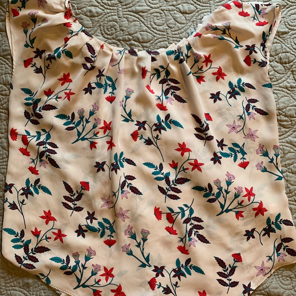 Lauren Conrad floral dress shirt.